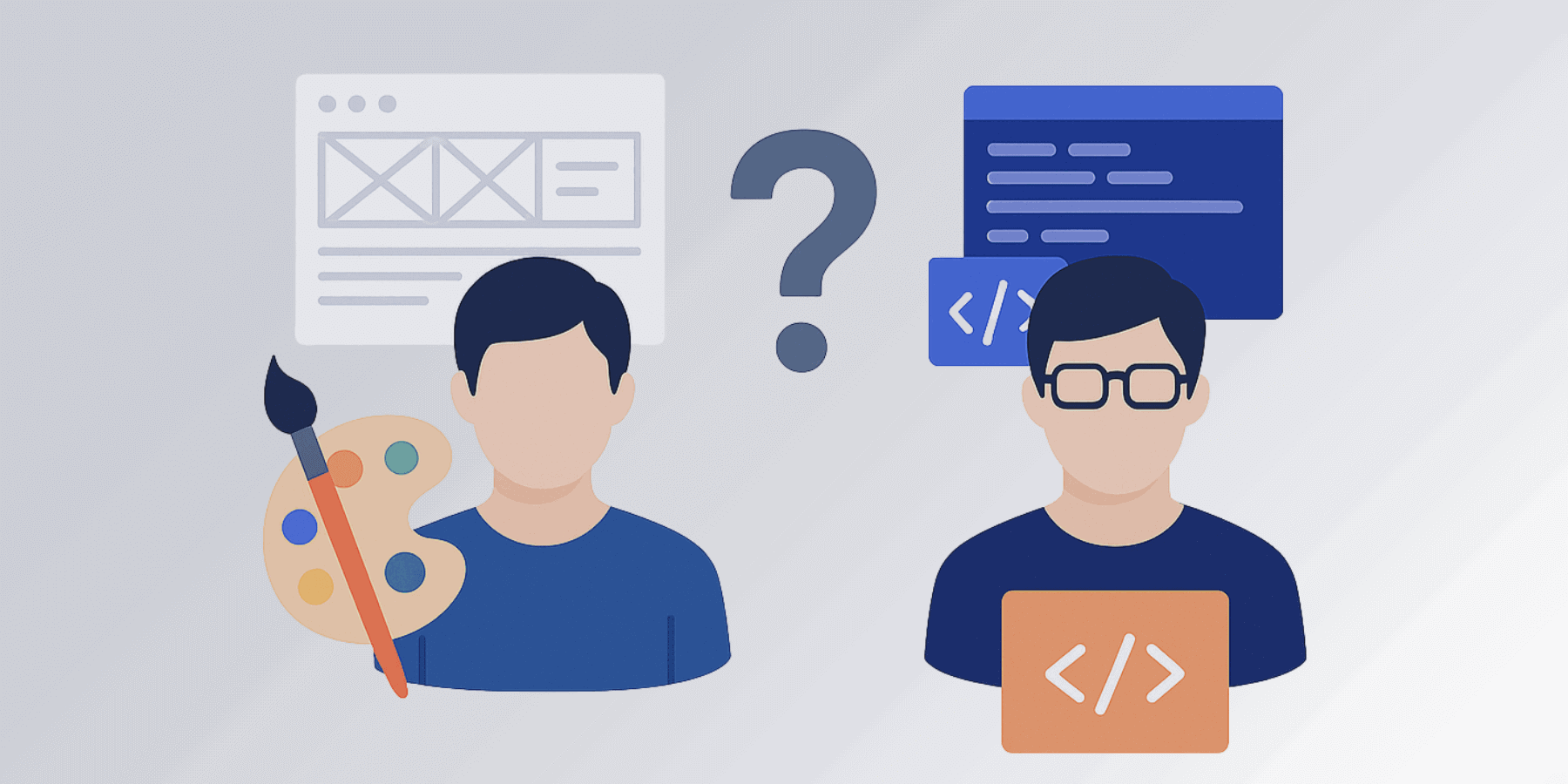 Mi a különbség egy webdesigner és egy fejlesztő között cikk kiemelt képe